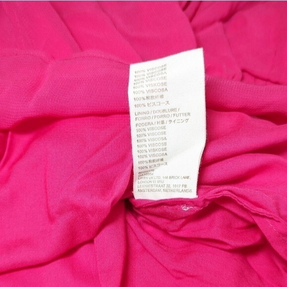NWT Anthropologie Let Me Be V-neck Flowy Mini Cover Up Dress in Pink - Picture 12 of 16